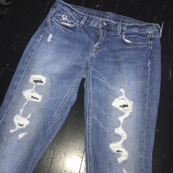 vintage matchstick jeans